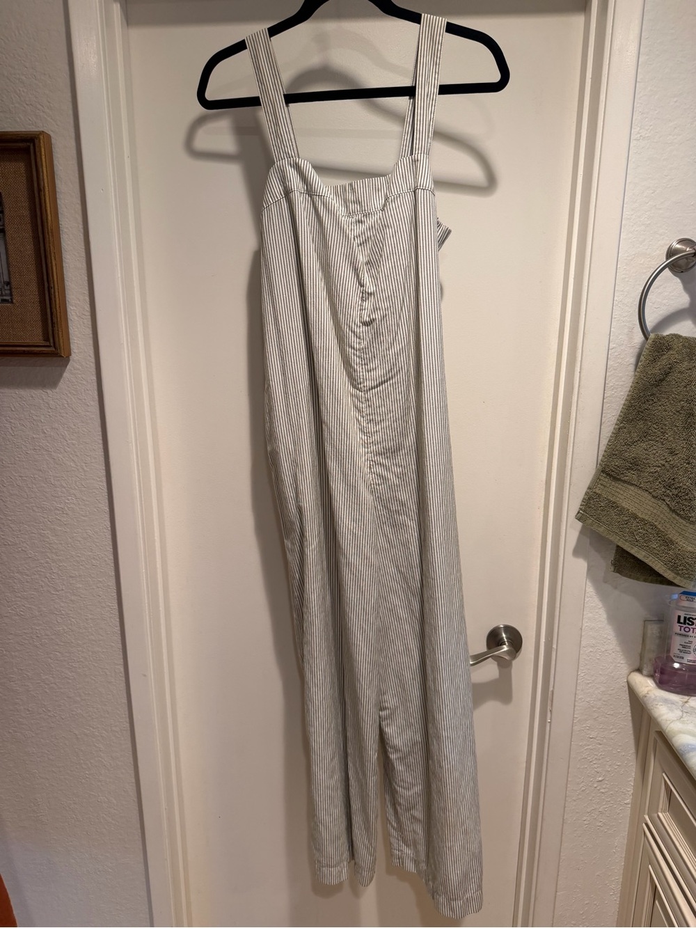 Uniqlo Striped Jumpsuit